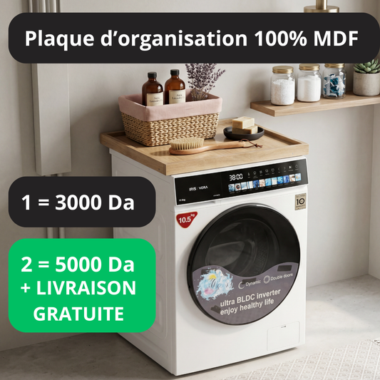 Plaque d'organisation 100% MDF